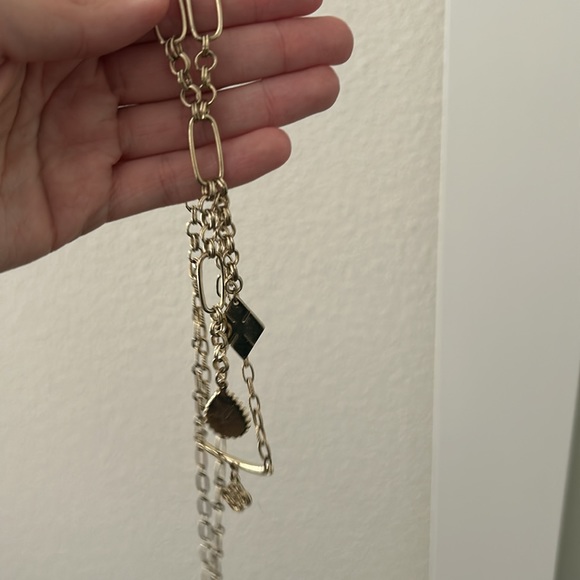 Free people layered charm necklace - Picture 3 of 4